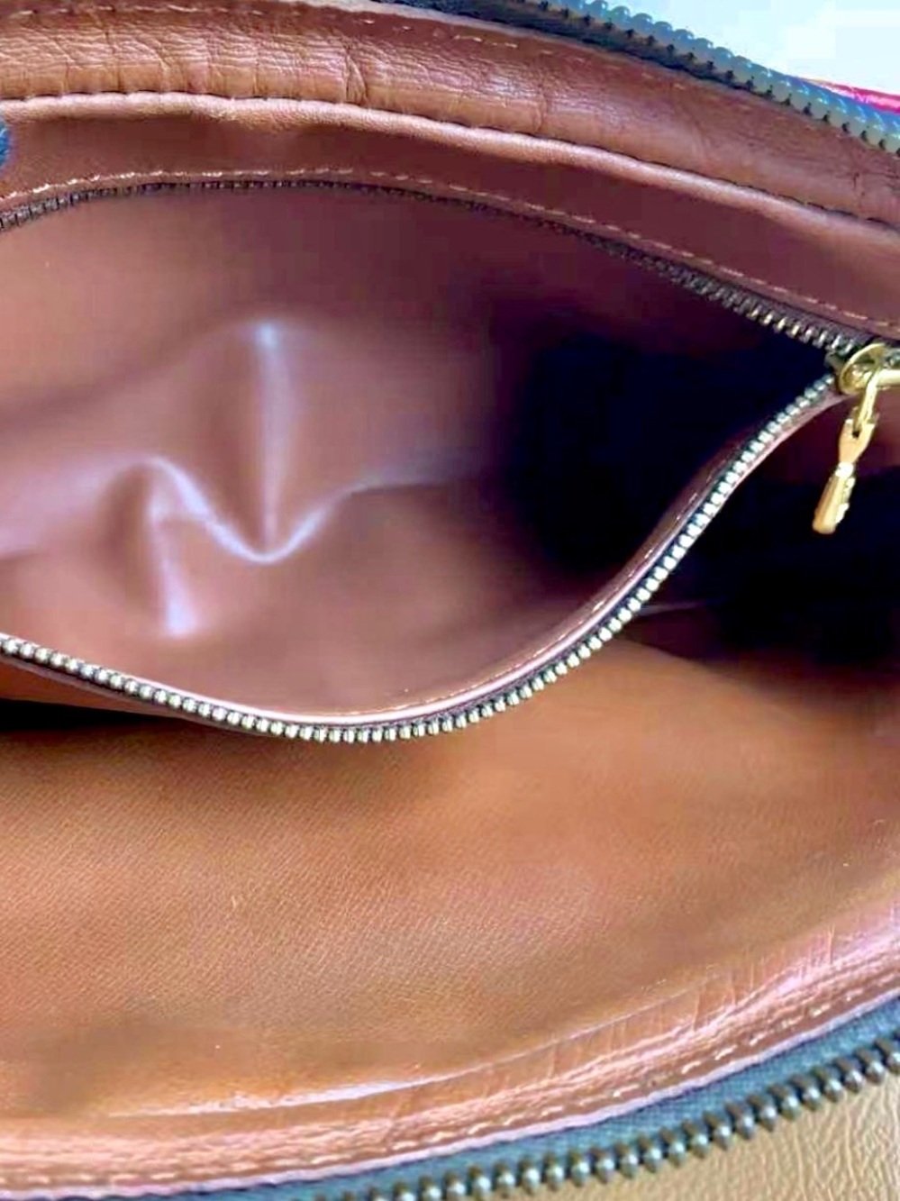 Louis Vuitton Authentic Monogram Custom Crossbody w/Crocodile Embossed Leather - Picture 12 of 14